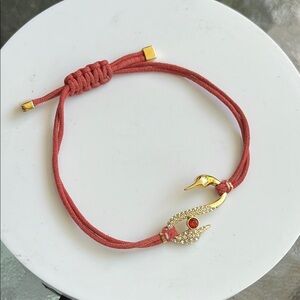 Swarovski Sparkling Slider Swan Bracelet